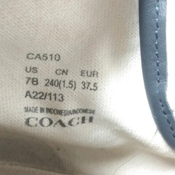 Coach Trooper Mid Top Boots in Signature Denim - Picture 11 of 11